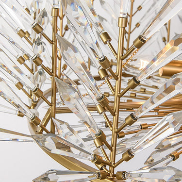 brass chandelier modern